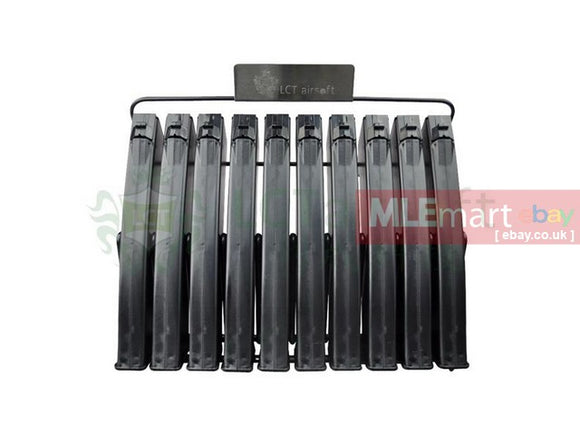 LCT Airsoft LCK74 70rds Magazine (BK) x 10pcs with Magazine Holder - MLEmart.com