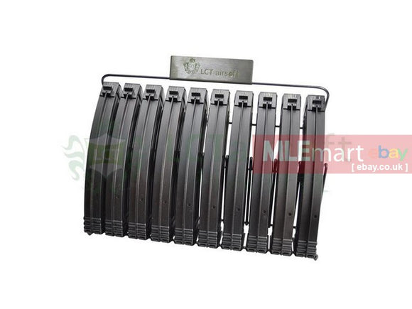 LCT Airsoft LCK47 600rds Metal Magazine x 10pcs with Magazine Holder - MLEmart.com