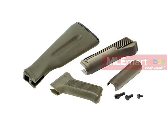 LCT Airsoft LCK74M Plastic Handguard Set (GR) - MLEmart.com