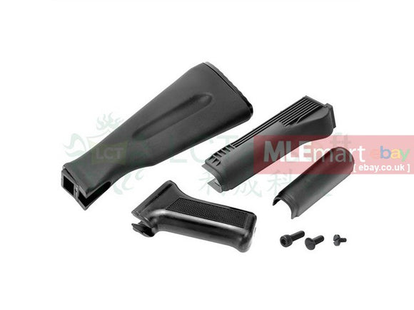 LCT Airsoft LCK74M Plastic Handguard Set (BK) - MLEmart.com