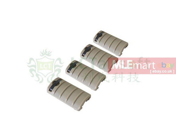 LCT Airsoft L4 Rail Cover-4 rib (TAN) - MLEmart.com