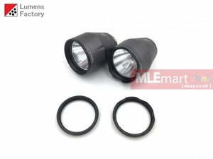 MLEmart.com - Lumens Factory Seraph D36 LED Head Unit (Gen 3), Cree XHP50.2 LED (Single Mode) - Charcoal Grey with QPQ Bezels