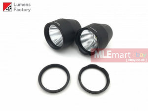 MLEmart.com - Lumens Factory Seraph D36 LED Head Unit (Gen 3), Cree XHP50.2 LED (Single Mode) - HA3 Black with QPQ Bezels