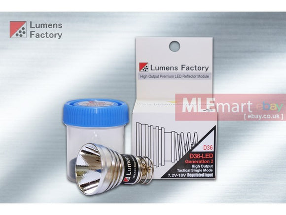 MLEmart.com - Lumens Factory D36-LED Reflector Module (Gen 3) (Single Mode, Cree XHP50.2 LED)