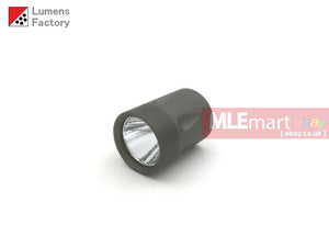 MLEmart.com - Lumens Factory E Series Teardrop 1 Mode Head Unit (2.7V-4.5V) - Nichia 319B Cool White (HA3 Natural, Flat Bezel)