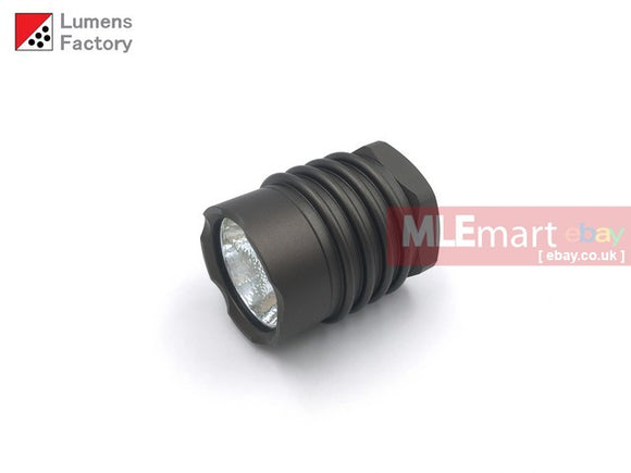 MLEmart.com - Lumens Factory E Series KL1 Style 1 Mode Head Unit (2.7V-4.5V) - Nichia 319A Neutral White 80-CRI (HA3 Natural, Cren Bezel)