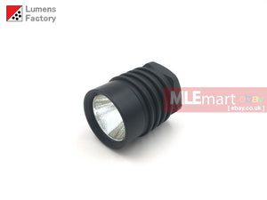 MLEmart.com - Lumens Factory E Series KL1 Style 3 Mode Head Unit (2.7V-4.5V) - Nichia 319A Neutral White 80-CRI (HA3 Black, Flat Bezel)