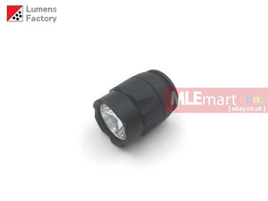 MLEmart.com - Lumens Factory E Series KL4 Style 1 Mode Head Unit (2.7V-4.5V) - Nichia 319B Cool White (HA3 Black, Cren Bezel)