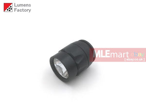 MLEmart.com - Lumens Factory E Series KL4 Style 3 Mode Head Unit (2.7V-4.5V) - Cree XP-L Warm White 90-CRI (HA3 Black, Flat Bezel)