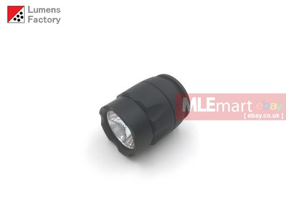 MLEmart.com - Lumens Factory E Series KL4 Style 3 Mode Head Unit (2.7V-4.5V) - Nichia 319B Cool White (HA3 Black, Cren Bezel)