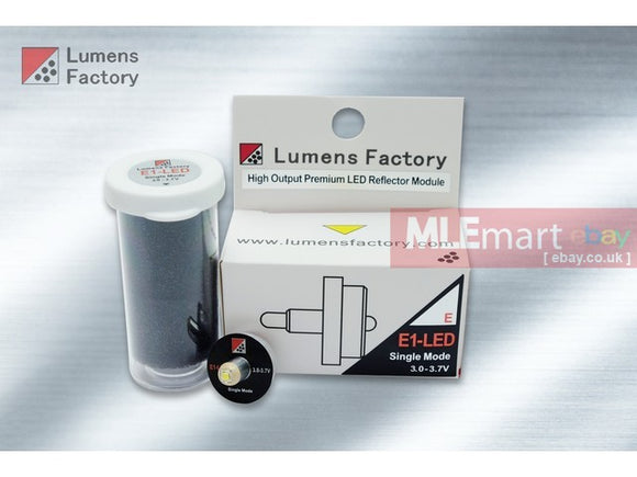 MLEmart.com - Lumens Factory E1-LED Single Mode LED Assembly (Gen 4) - Nichia 319A Cool White