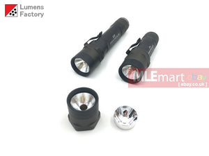 MLEmart.com - Lumens Factory E Series Elite Head Unit for Incandescent and LED Tower Modules HA3 Natural - QPQ Black Flat Bezel