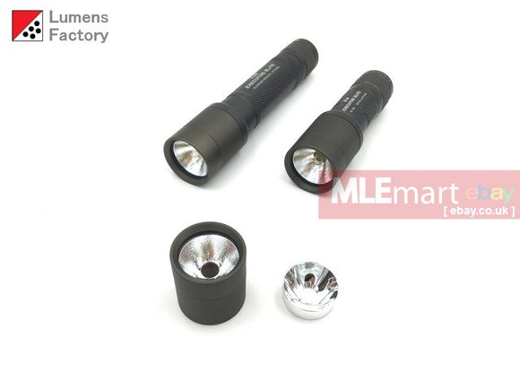 MLEmart.com - Lumens Factory E Series Smoothie Head Unit for Incandescent and LED Tower Modules HA3 Natural - Aluminum HA3 Natural Flat Bezel