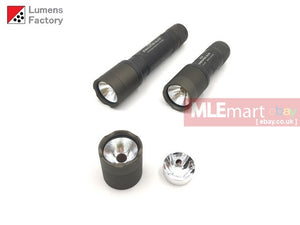 MLEmart.com - Lumens Factory E Series Smoothie Head Unit for Incandescent and LED Tower Modules HA3 Natural - Aluminum HA3 Natural Crenelated Bezel