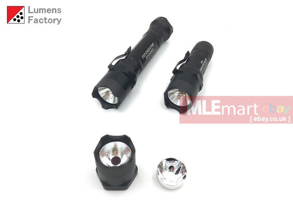 MLEmart.com - Lumens Factory E Series Elite Head Unit for Incandescent and LED Tower Modules HA3 Black - QPQ Black Defender Bezel