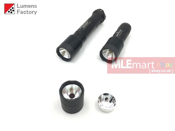 MLEmart.com - Lumens Factory E Series Smoothie Head Unit for Incandescent and LED Tower Modules HA3 Black - QPQ Black Crenelated Bezel