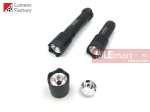 MLEmart.com - Lumens Factory E Series Smoothie Head Unit for Incandescent and LED Tower Modules HA3 Black - QPQ Black Defender Bezel