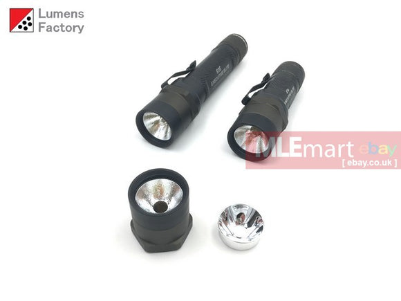 MLEmart.com - Lumens Factory E Series Elite Head Unit for Incandescent and LED Tower Modules HA3 Natural - Aluminum HA3 Black Flat Bezel