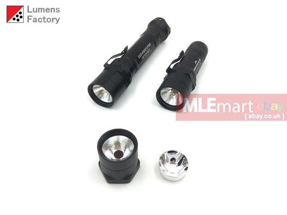 MLEmart.com - Lumens Factory E Series Elite Head Unit for Incandescent and LED Tower Modules HA3 Black - Aluminum HA3 Black Flat Bezel