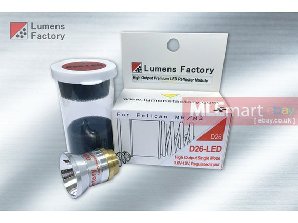 MLEmart.com - Lumens Factory D26-LED, Pelican M3, M6 Version LED Module - Standard White Version