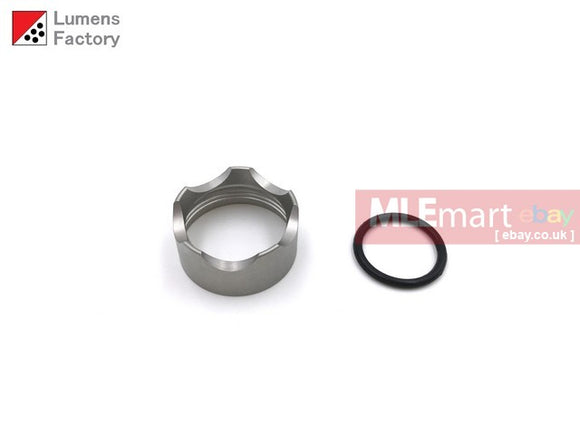 MLEmart.com - Lumens Factory Stainless Steel Bezel Ring for Surefire E Series Elite Bezels and KL1, KL4 - Defender Bezel Ring