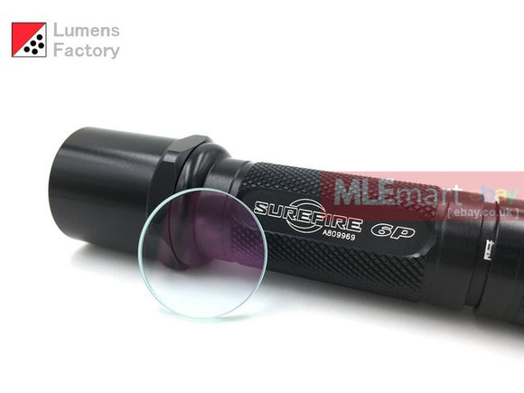 MLEmart.com - Lumens Factory Surefire Z44 Head Unit (6P, 9P, C2, C3, Z2, Z3, D2, D3) Replacement Tempered UCL Lens, Optical Coated