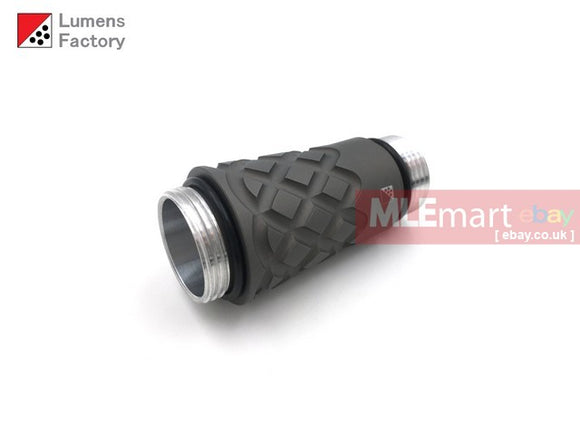 MLEmart.com - Lumens Factory E1P Pineapple, 1 Cell Flashlight Body - HA3 Natural Version