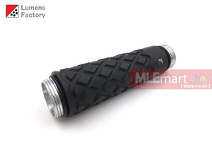 MLEmart.com - Lumens Factory E2P Pineapple, 2 Cell Flashlight Body - HA3 Black Version