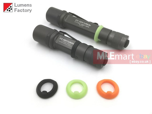 MLEmart.com - Lumens Factory Grip Rings for Surefire C2, C2 LED, C3, M2, L5 Lights