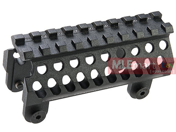 LCT Airsoft Z-Series B-19 Classic Upper Rail Handguard - Black - MLEmart.com