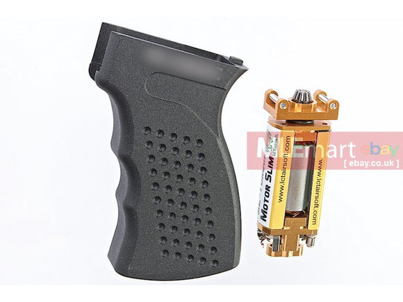 LCT Airsoft Z-Series RK-3S SL-Torque Motor w/ Slim Rear Grip - Black - MLEmart.com