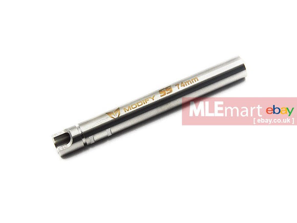 MLEmart.com - Modify 6.03mm Stainless Steel Precision Inner Barrel 74mm ( Marui G26 / KJW G27 )