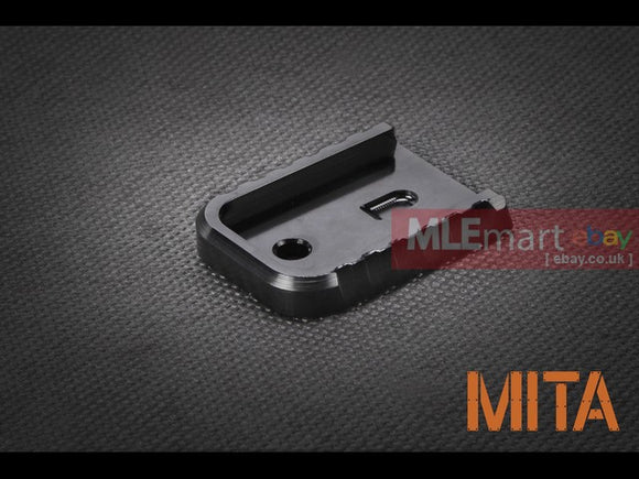 MLEmart.com - MITA Umarex/VFC glock CNC aluminum mag base-Black - MITA-P097-BK