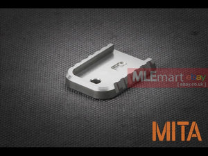 MLEmart.com - MITA Umarex/VFC glock CNC aluminum mag base-Silver - MITA-P097-SV