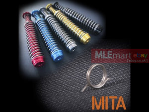 MLEmart.com - MITA Recoil Spring Guide with 120% Hammer Spring For Umarex/ VFC Glock 17 Gen.4 GBB ( Black )