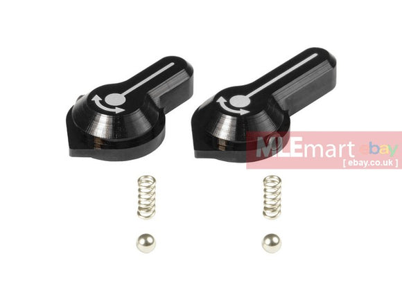 MLEmart.com - Maxx CNC Aluminum Low Profile Selector Lever (Style A) (Black) - VFC SCAR-L/H