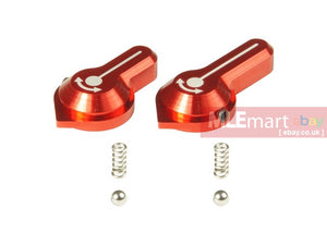 MLEmart.com - Maxx CNC Aluminum Low Profile Selector Lever (Style A) (Red) - VFC SCAR-L/H