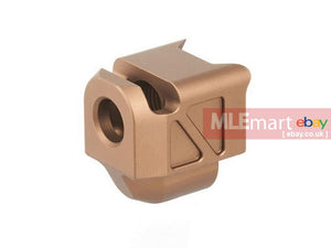 MLEmart.com - Pro-Arms Aluminum CNC PMM Compensator for Umarex (VFC)G19X/G19 Gen 4/G17 Gen 5 GBB Pistol - FDE (14mm CCW)