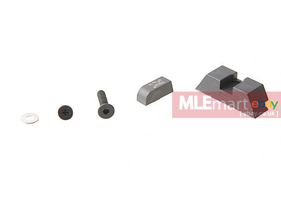 MLEmart.com - Pro-Arms CNC Tritium Steel Sight for Umarex / VFC Glock 17 Gen 3 / Gen 4 / 19 Gen 3 Gas Airsoft Pistol