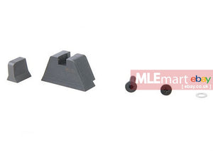 MLEmart.com - Pro-Arms CNC Tritium Steel Suppressor Sight for Umarex / VFC Glock 19X / G19 Gen 4 / G17 Gen 5 / G45