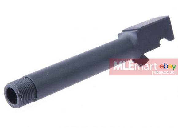 MLEmart.com - Pro-Arms Aluminium CNC 14mm Threaded Outer Barrel for Umarex (VFC) G17 Gen3 / Gen 4 GBB Pistol - Black