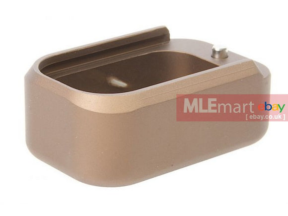 MLEmart.com - Pro-Arms TT Style Magazine Base for Umarex/VFC Glock Series GBB Pistol Magazine - Bronze