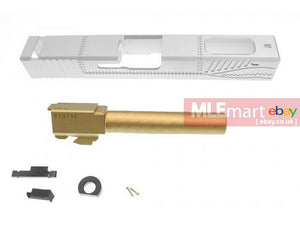 MLEmart.com - Pro-Arms Airsoft P40 Nighthawk Slide Set for UMAREX Glock 17 / Elite Force / VFC Model G ( Silver )