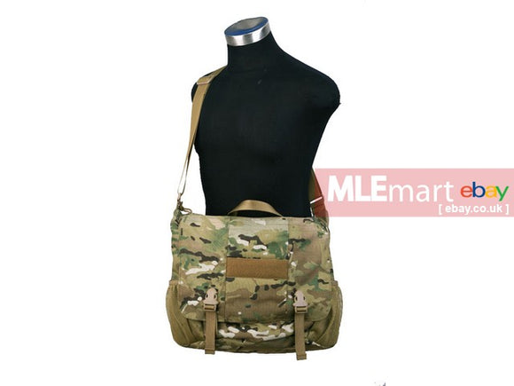 MLEmart.com - Pantac Low Profile Courier Bag, Large,Cordura,Camo