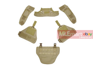 MLEmart.com - Pantac Full Set Protective Accesory for Recon Vest,Cordura