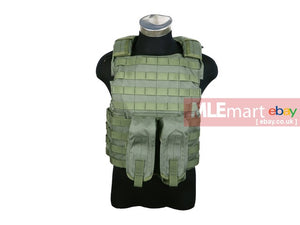 MLEmart.com - Pantac Molle AK Double Mag Pouch,Cordura,Ranger Green