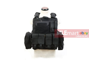 MLEmart.com - Pantac Releaseable Molle Armor Marinetime Version Large,Cordura