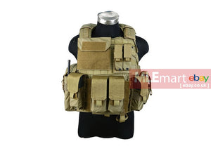 MLEmart.com - Pantac Releaseable Molle Armor Land Version Medium,Cordura