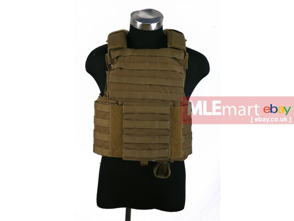 MLEmart.com - Pantac Releaseable Molle Armor Land Version,Armor Cover Only, Small,Cordura