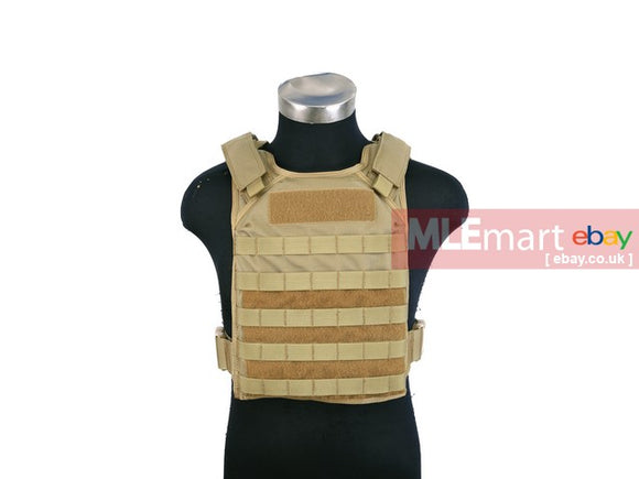 MLEmart.com - Pantac Molle Tactical Plate Carrier,Large,Cordura